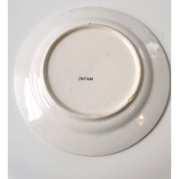 Collector Plates Four- Two Japanese, Two English Vintage - Picture 8 of 16